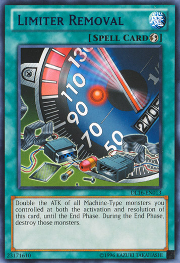 Limiter Removal (Blue) [DL16-EN013] Rare | Cracking-Singles