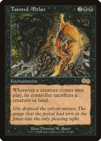 Tainted Aether [Urza's Saga] | Cracking-Singles