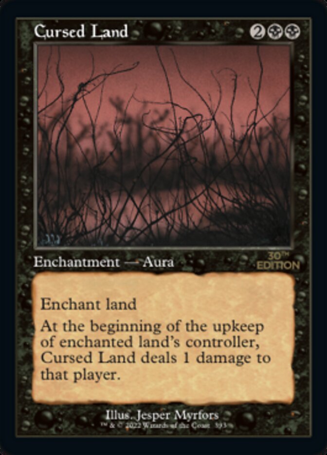 Cursed Land (Retro) [30th Anniversary Edition] | Cracking-Singles