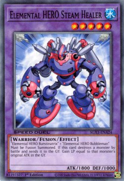 Elemental HERO Steam Healer [SGX1-ENA24] Common | Cracking-Singles