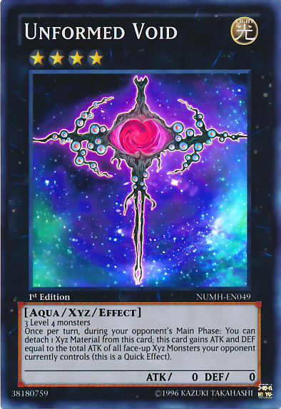 Unformed Void [NUMH-EN049] Super Rare | Cracking-Singles