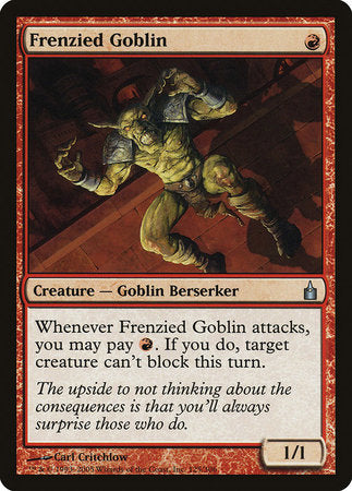 Frenzied Goblin [Ravnica: City of Guilds] | Cracking-Singles