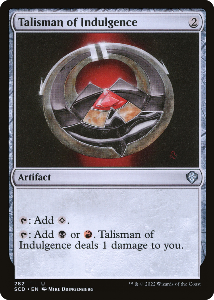 Talisman of Indulgence [Starter Commander Decks] | Cracking-Singles