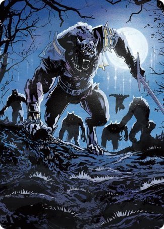 Tovolar, the Midnight Scourge 2 Art Card [Innistrad: Midnight Hunt Art Series] | Cracking-Singles