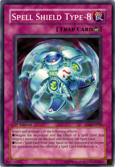 Spell Shield Type-8 [SD3-EN030] Common | Cracking-Singles
