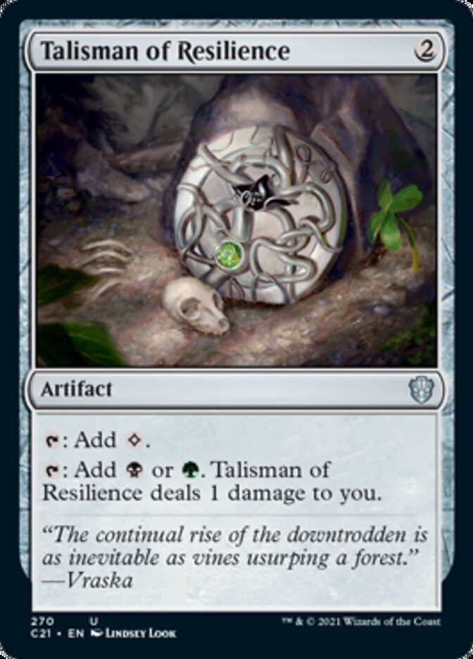 Talisman of Resilience [Commander 2021] | Cracking-Singles