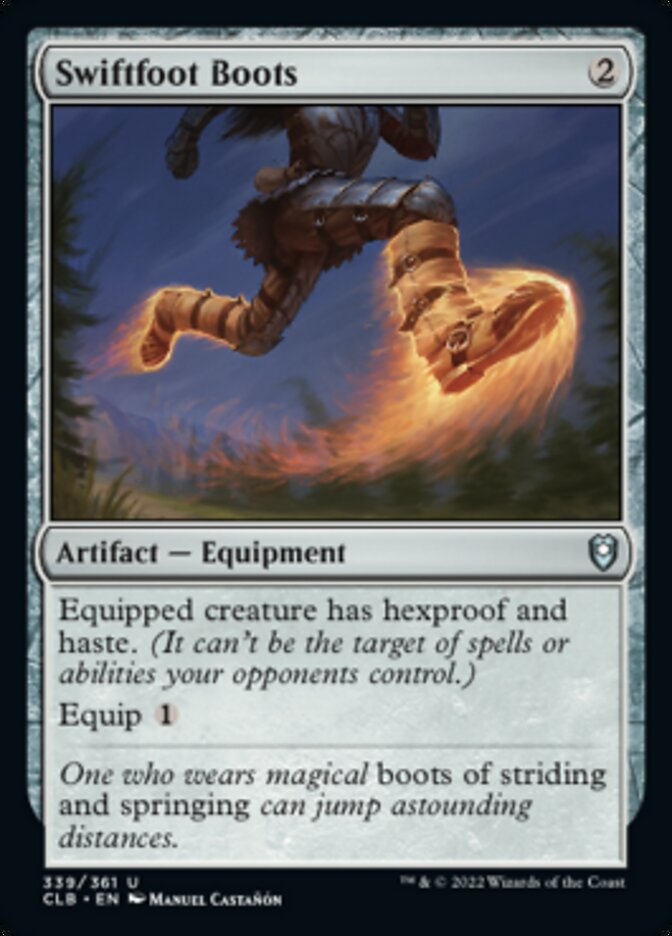 Swiftfoot Boots [Commander Legends: Battle for Baldur's Gate] | Cracking-Singles