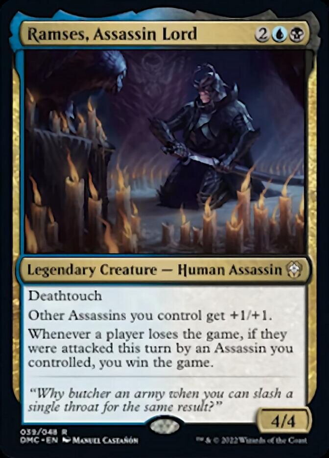Ramses, Assassin Lord [Dominaria United Commander] | Cracking-Singles