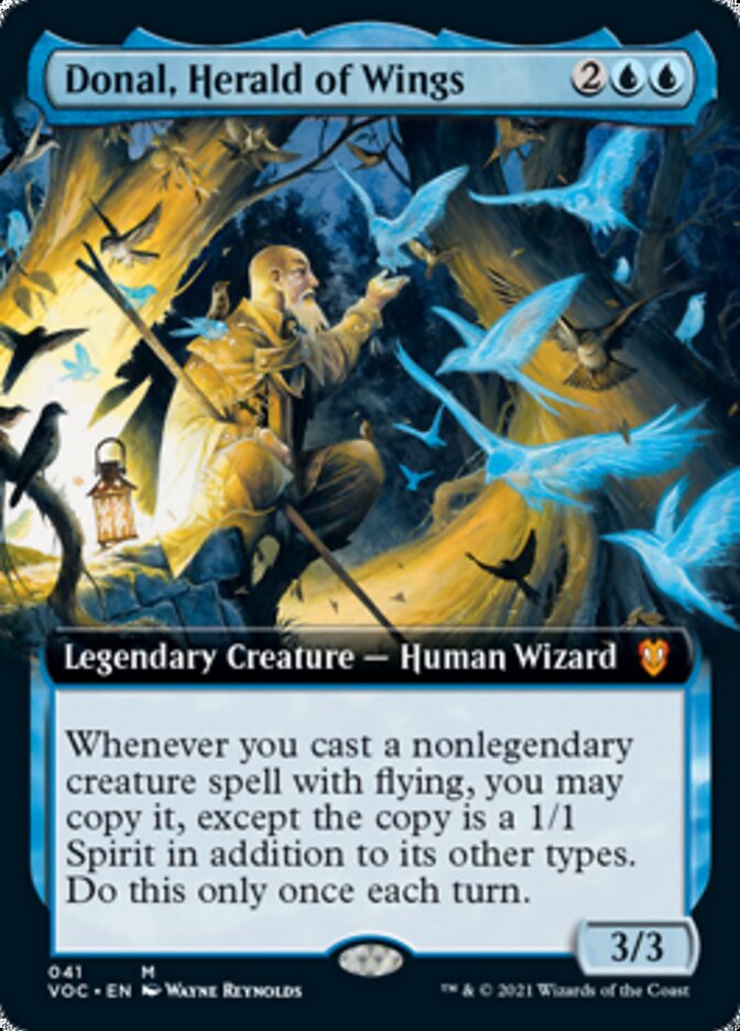 Donal, Herald of Wings (Extended) [Innistrad: Crimson Vow Commander] | Cracking-Singles