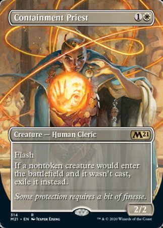 Containment Priest (Borderless) [Core Set 2021] | Cracking-Singles