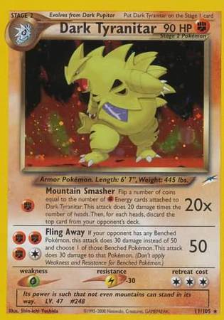 Dark Tyranitar (11/105) [Neo Destiny Unlimited] | Cracking-Singles