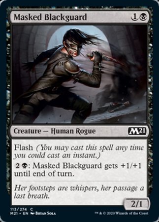 Masked Blackguard [Core Set 2021] | Cracking-Singles