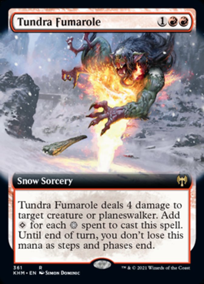 Tundra Fumarole (Extended Art) [Kaldheim] | Cracking-Singles
