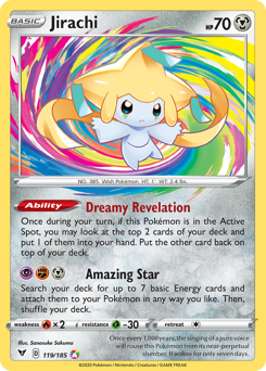 Jirachi (119/185) [Sword & Shield: Vivid Voltage] | Cracking-Singles