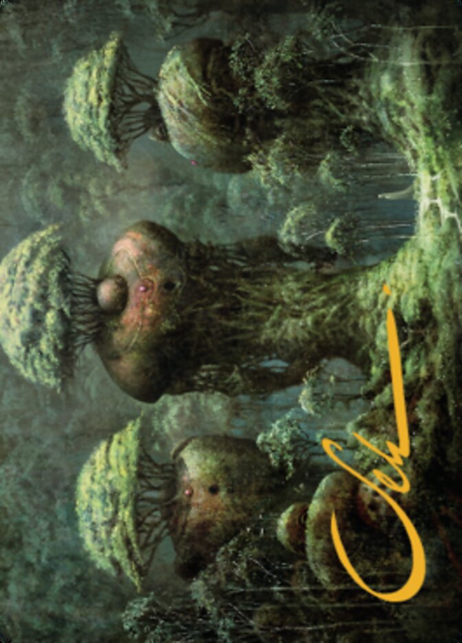 Forest Art Card (Gold-Stamped Signature) [Dominaria United Art Series] | Cracking-Singles