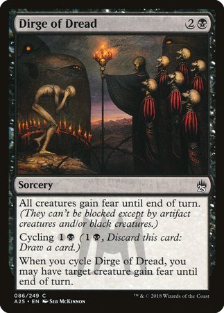 Dirge of Dread [Masters 25] | Cracking-Singles