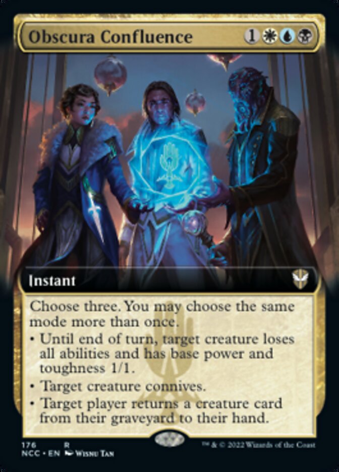 Obscura Confluence (Extended Art) [Streets of New Capenna Commander] | Cracking-Singles