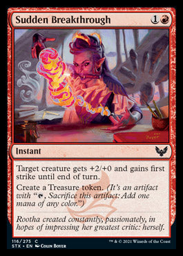Sudden Breakthrough [Strixhaven: School of Mages] | Cracking-Singles