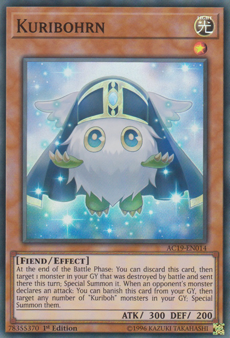Kuribohrn [AC19-EN014] Super Rare | Cracking-Singles