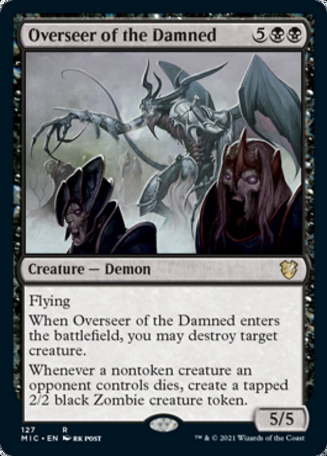 Overseer of the Damned [Innistrad: Midnight Hunt Commander] | Cracking-Singles