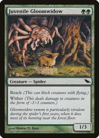Juvenile Gloomwidow [Shadowmoor] | Cracking-Singles