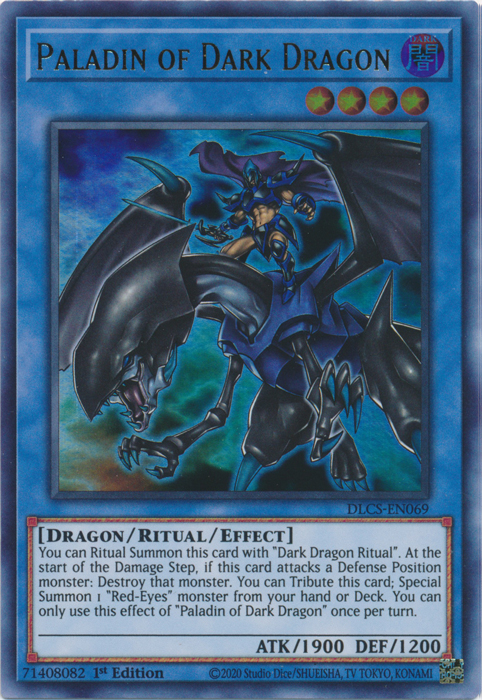 Paladin of Dark Dragon [DLCS-EN069] Ultra Rare | Cracking-Singles
