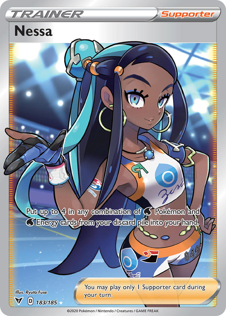 Nessa (183/185) [Sword & Shield: Vivid Voltage] | Cracking-Singles