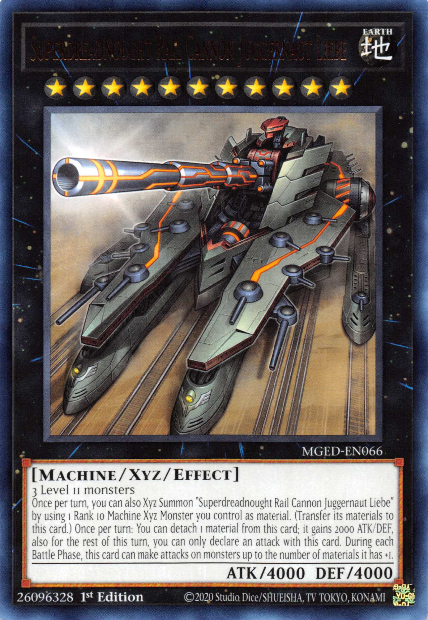 Superdreadnought Rail Cannon Juggernaut Liebe [MGED-EN066] Rare | Cracking-Singles