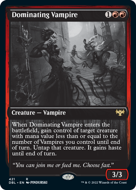 Dominating Vampire [Innistrad: Double Feature] | Cracking-Singles