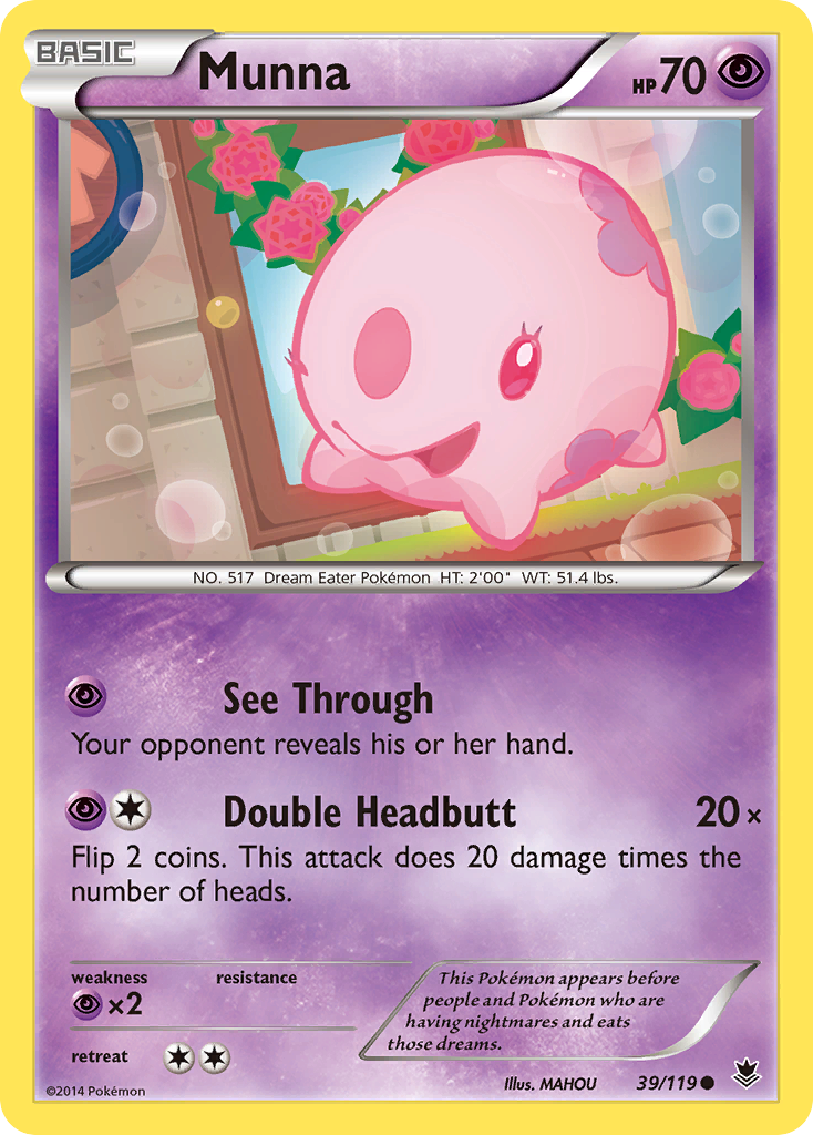 Munna (39/119) [XY: Phantom Forces] | Cracking-Singles