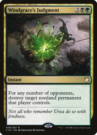Windgrace's Judgment [Commander 2018] | Cracking-Singles