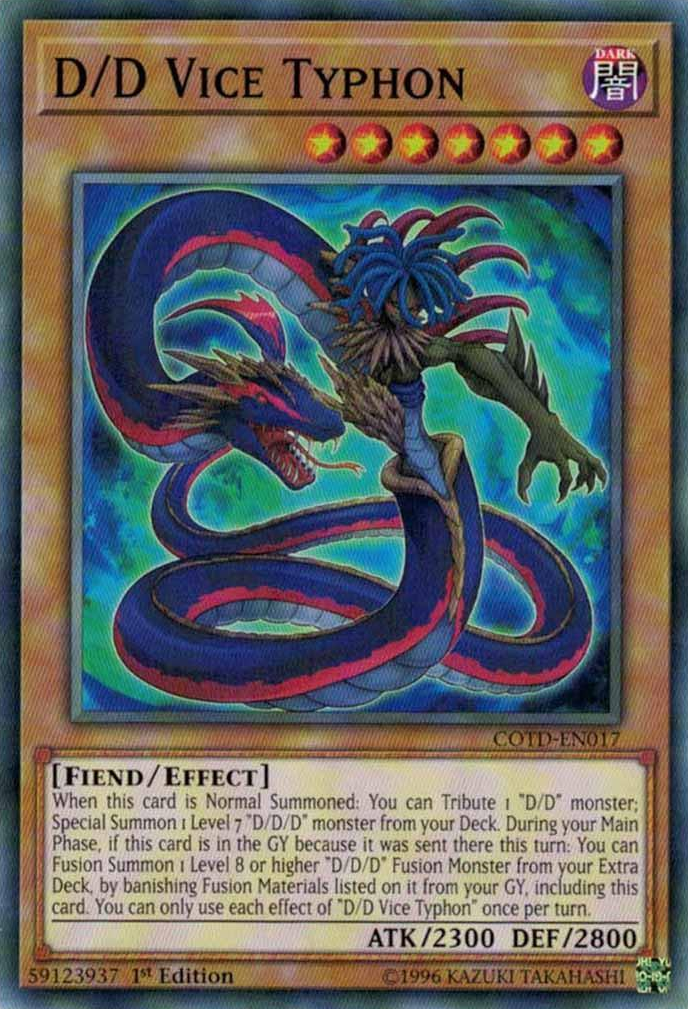 D/D Vice Typhon [COTD-EN017] Common | Cracking-Singles