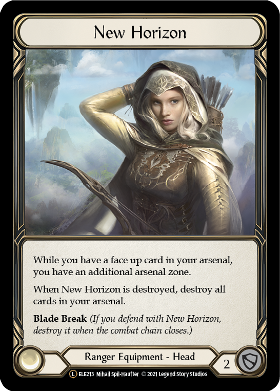 New Horizon [U-ELE213] Unlimited Rainbow Foil | Cracking-Singles
