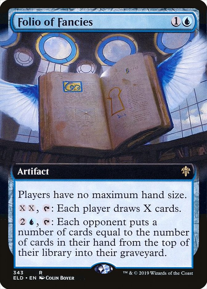 Folio of Fancies (Extended Art) [Throne of Eldraine] | Cracking-Singles
