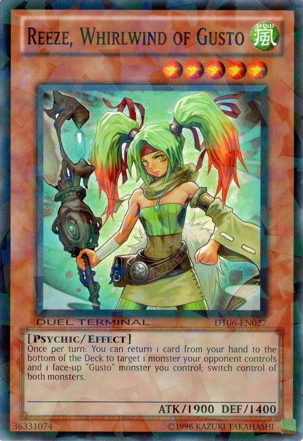 Reeze, Whirlwind of Gusto [DT06-EN027] Common | Cracking-Singles