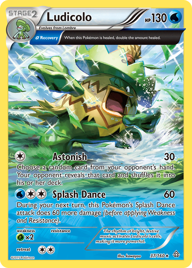 Ludicolo (37/160) [XY: Primal Clash] | Cracking-Singles