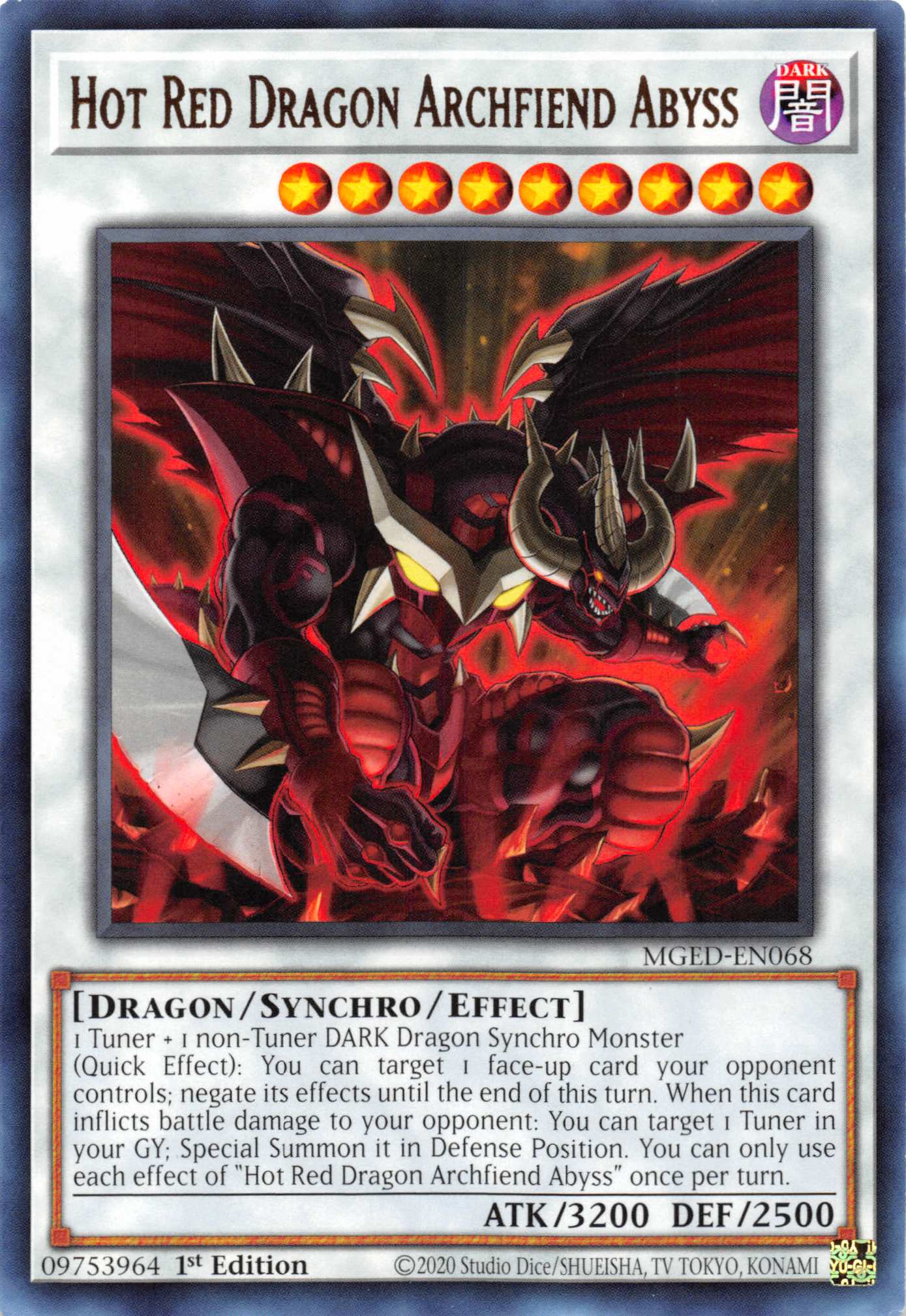 Hot Red Dragon Archfiend Abyss [MGED-EN068] Rare | Cracking-Singles