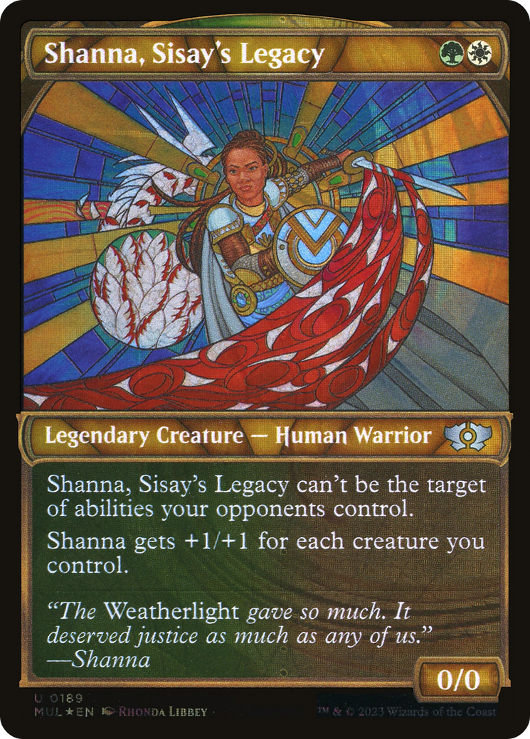 Shanna, Sisay's Legacy (Halo Foil) [Multiverse Legends] | Cracking-Singles
