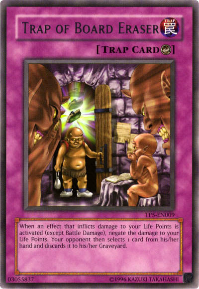 Trap of Board Eraser [TP5-EN009] Rare | Cracking-Singles