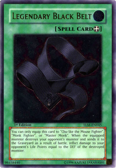 Legendary Black Belt [TLM-EN045] Ultimate Rare | Cracking-Singles