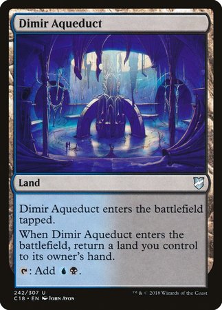 Dimir Aqueduct [Commander 2018] | Cracking-Singles