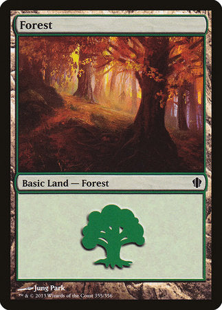 Forest (355) [Commander 2013] | Cracking-Singles