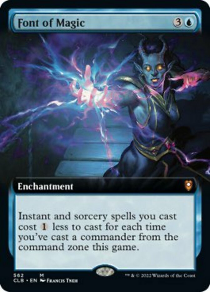 Font of Magic (Extended Art) [Commander Legends: Battle for Baldur's Gate] | Cracking-Singles