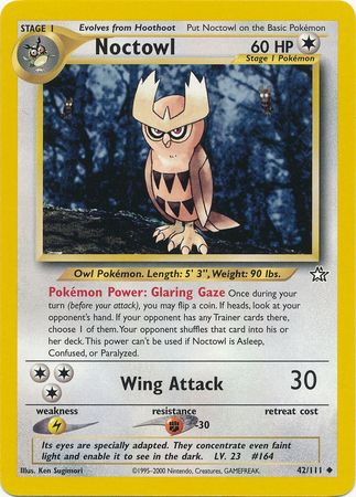 Noctowl (42/111) [Neo Genesis Unlimited] | Cracking-Singles