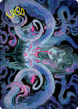 Demonic Bargain Art Card (Gold-Stamped Signature) [Innistrad: Crimson Vow Art Series] | Cracking-Singles