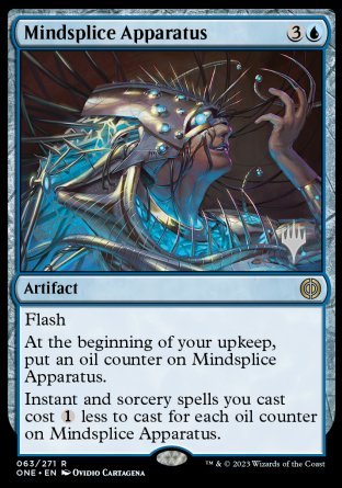 Mindsplice Apparatus (Promo Pack) [Phyrexia: All Will Be One Promos] | Cracking-Singles
