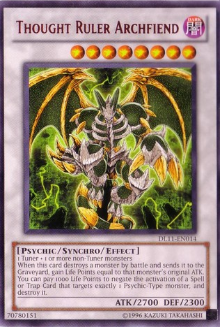 Thought Ruler Archfiend (Red) [DL11-EN014] Rare | Cracking-Singles