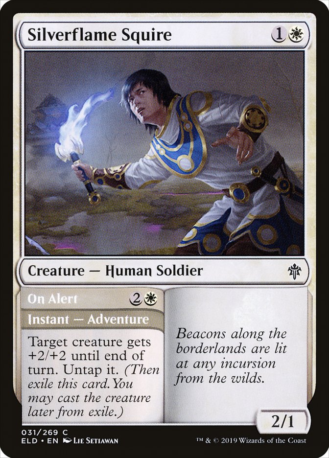 Silverflame Squire // On Alert [Throne of Eldraine] | Cracking-Singles