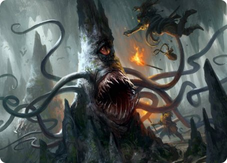 Roper Art Card [Dungeons & Dragons: Adventures in the Forgotten Realms Art Series] | Cracking-Singles