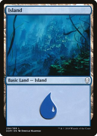 Island (256) [Dominaria] | Cracking-Singles